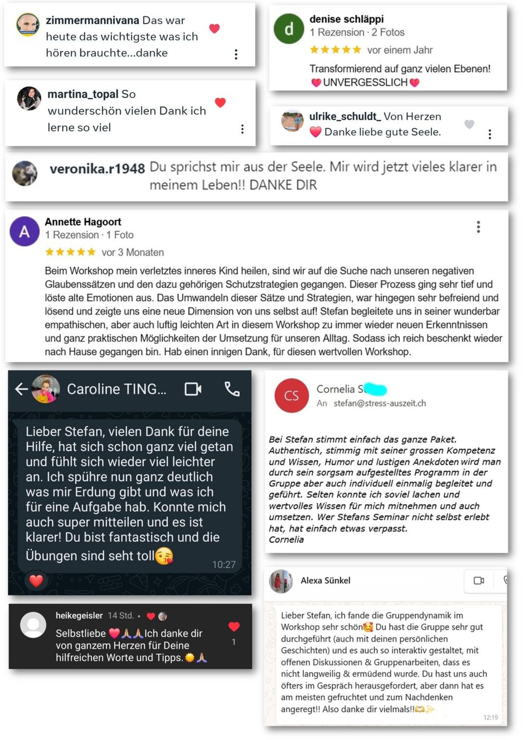 Rückmeldungen von Teilnehmenden